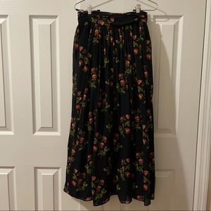 J.Crew Point Sur Floral Maxi Skirt 0